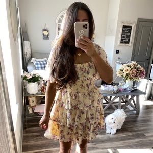 New vici small ruffle dress